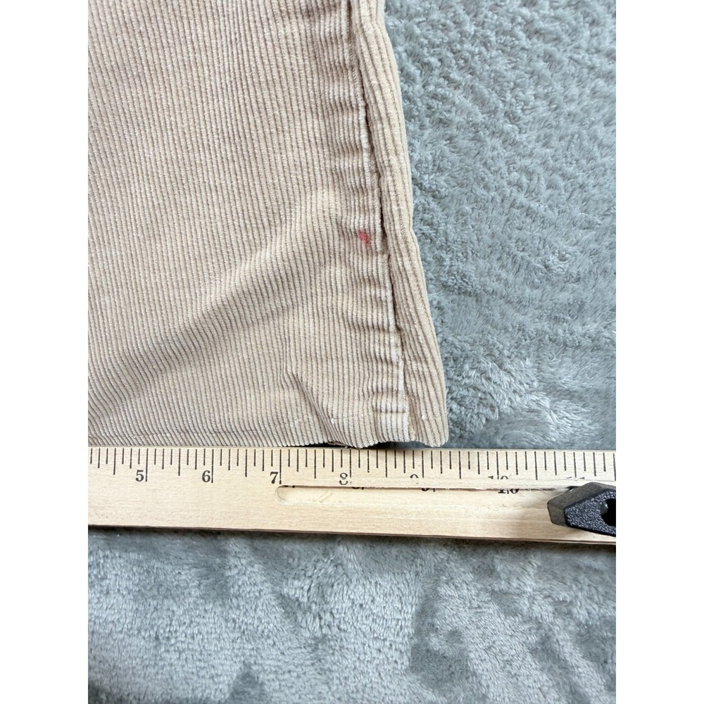 Levi's White Tab Corduroy Flare Pants Womens Tan Low Rise Y2K - Picture 8 of 11